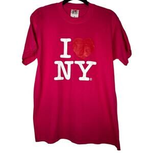 Women’s Rafia Tees USA I Love NY T-Shirt Regular Size Small NWOT